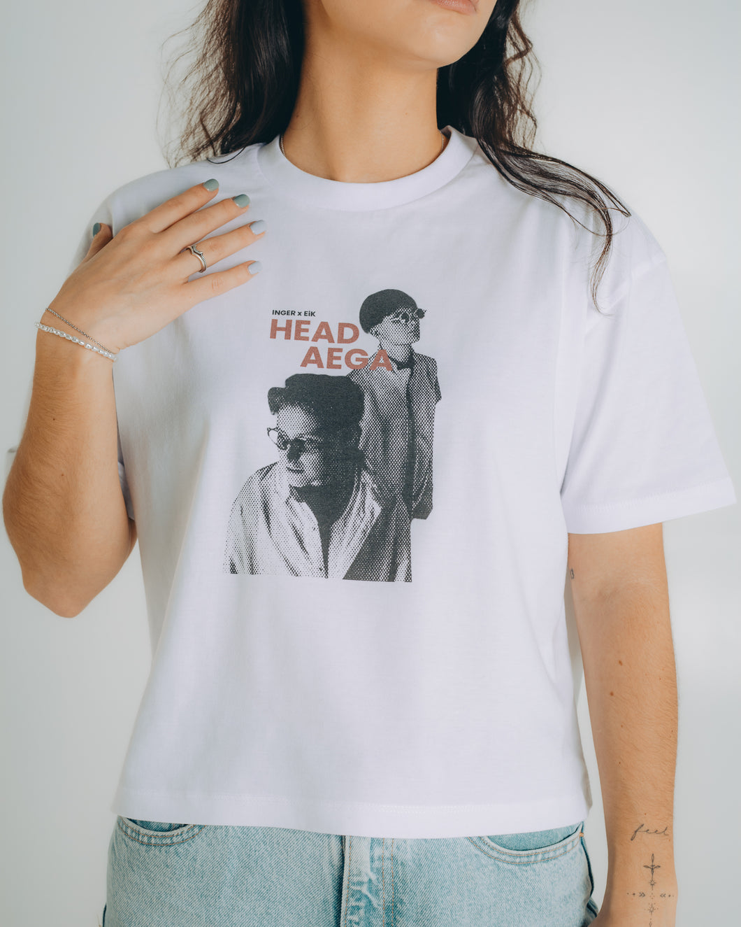 head aega cropped T-shirt